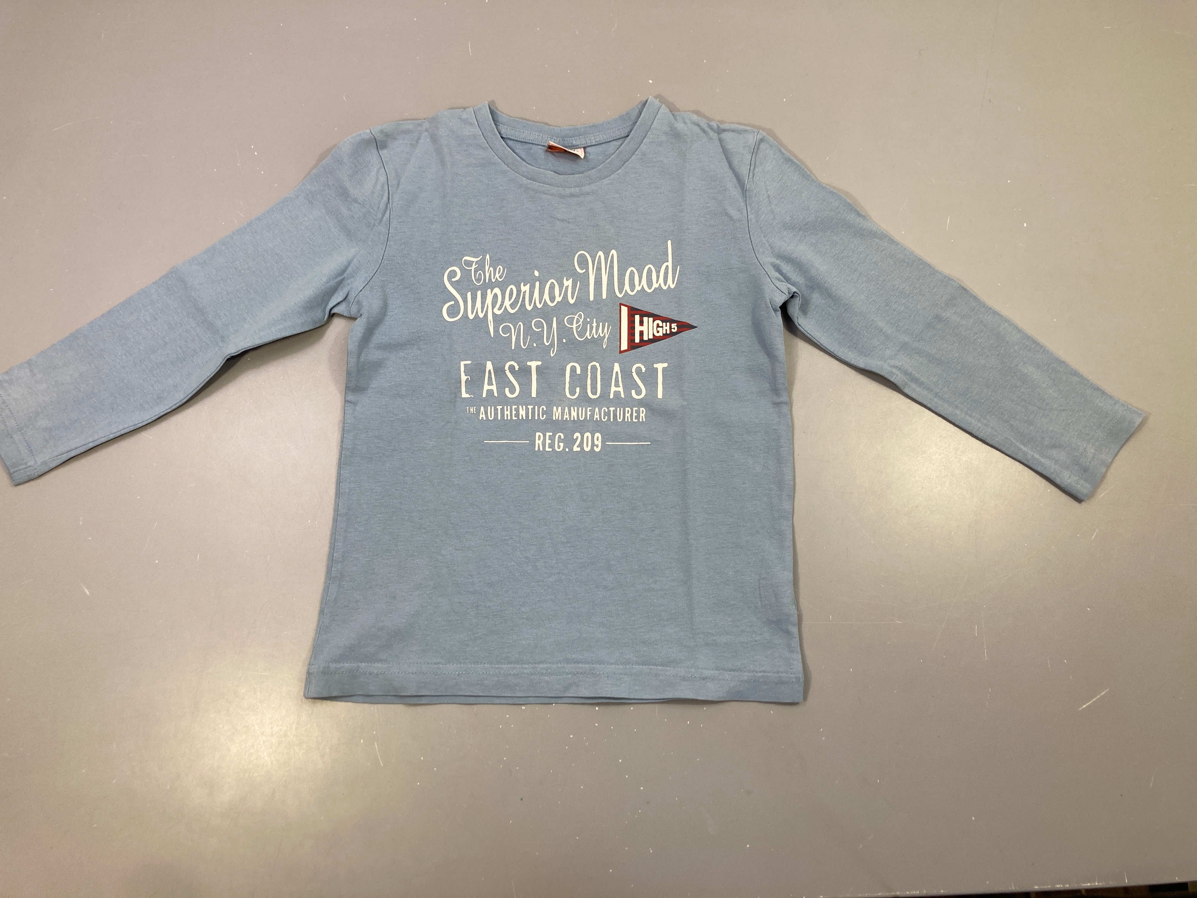 T-shirt m.l bleu superior mood