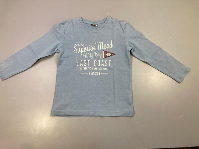 T-shirt m.l bleu superior mood, moins cher chez Petit Kiwi