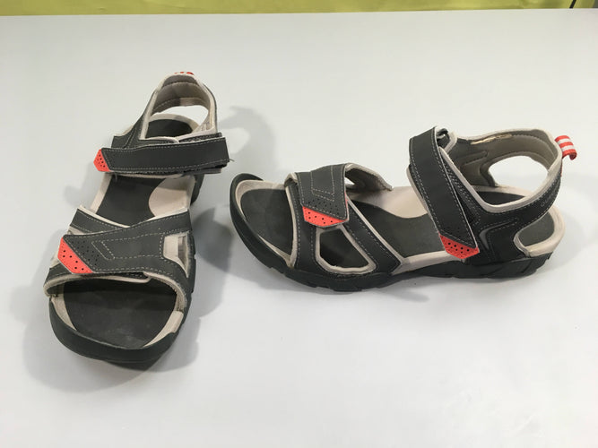 Sandales noir/rouge, 39, moins cher chez Petit Kiwi
