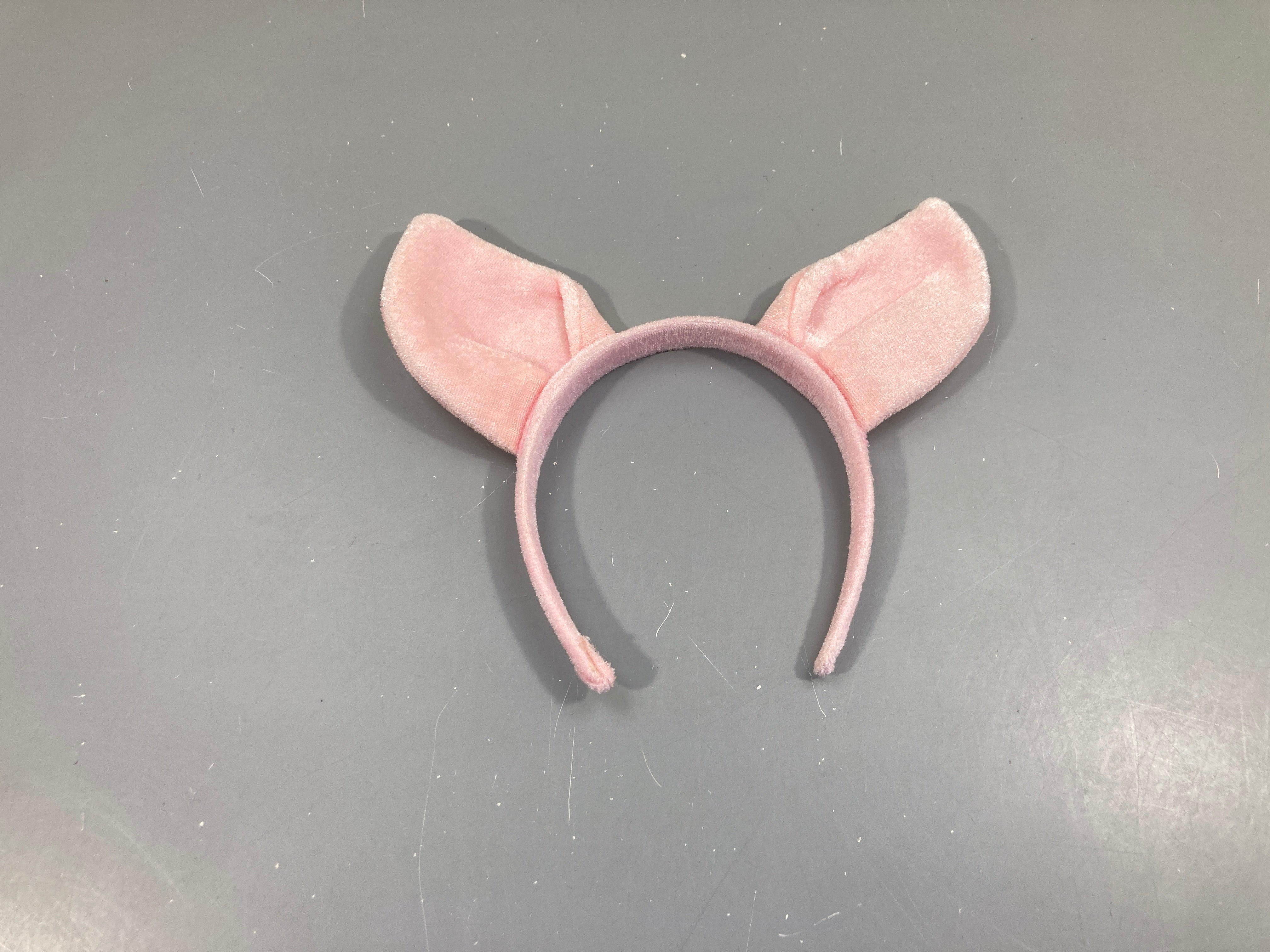 Déguisement cochon, serre-tête rose