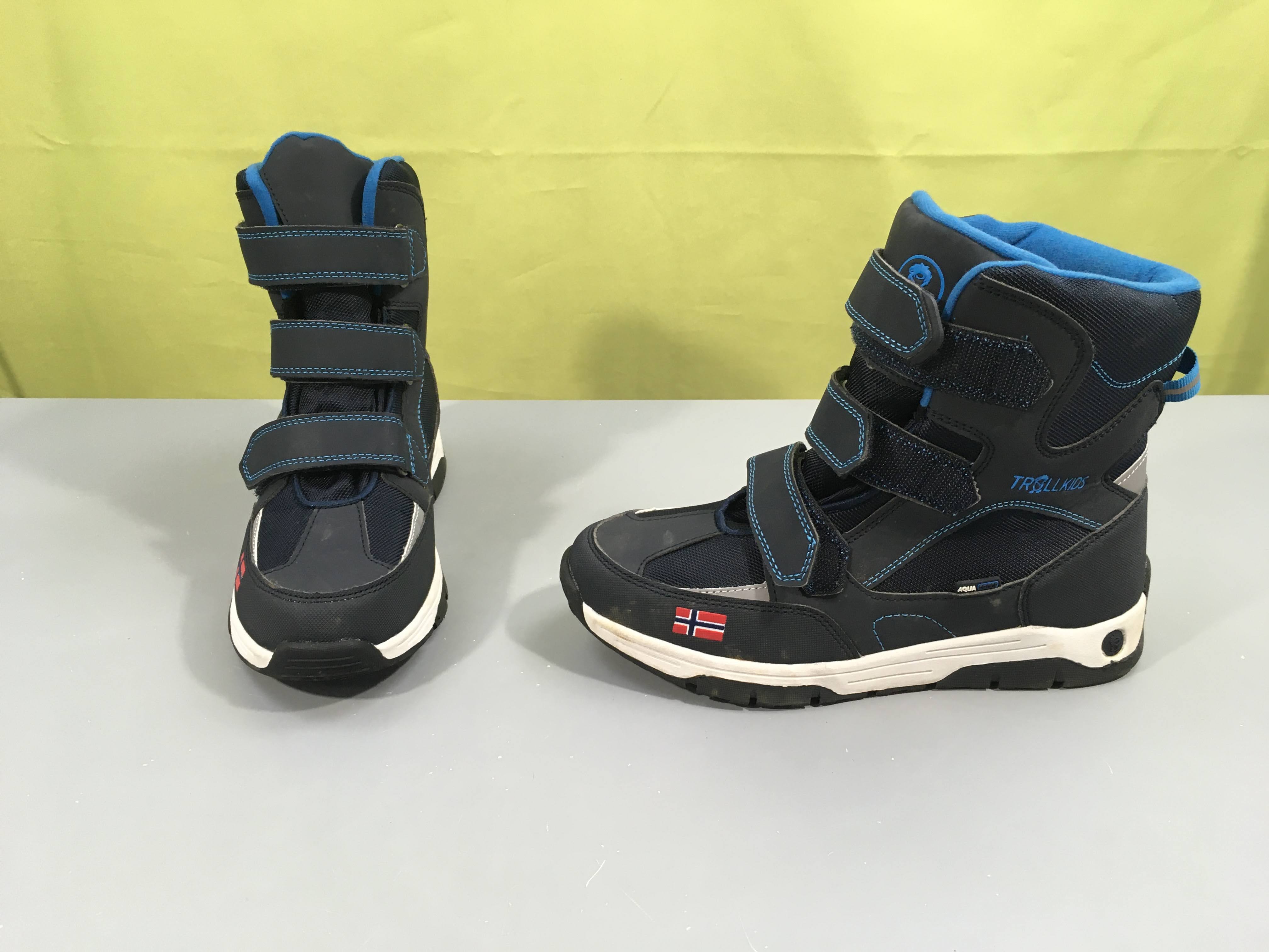 Bottes d'hiver AquaProof bleues Trollkids