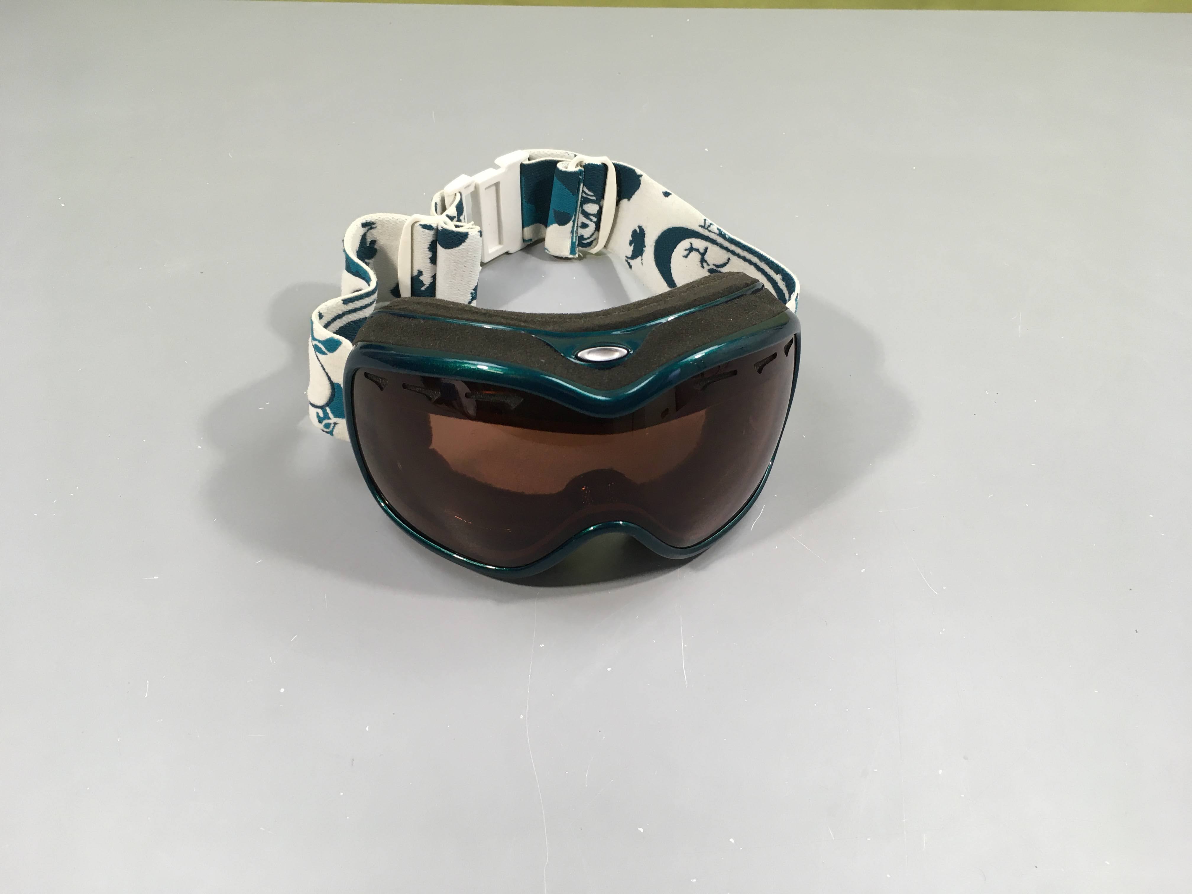 Masque de ski Oakley blanc-vert