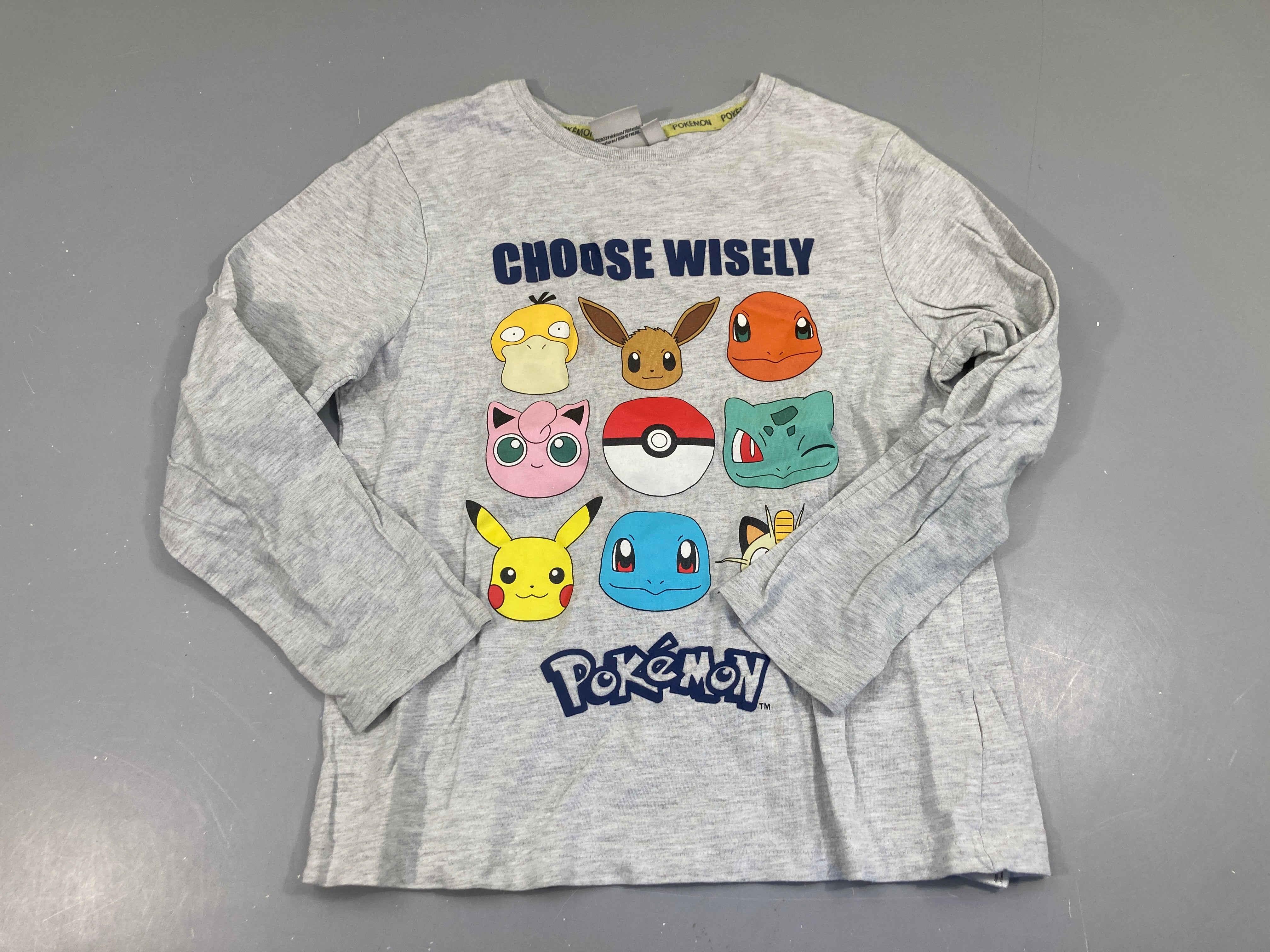 T-shirt m.l gris clair Pokémon