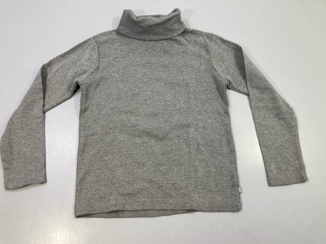 T-shirt m.l col roulé gris chiné ok, moins cher chez Petit Kiwi