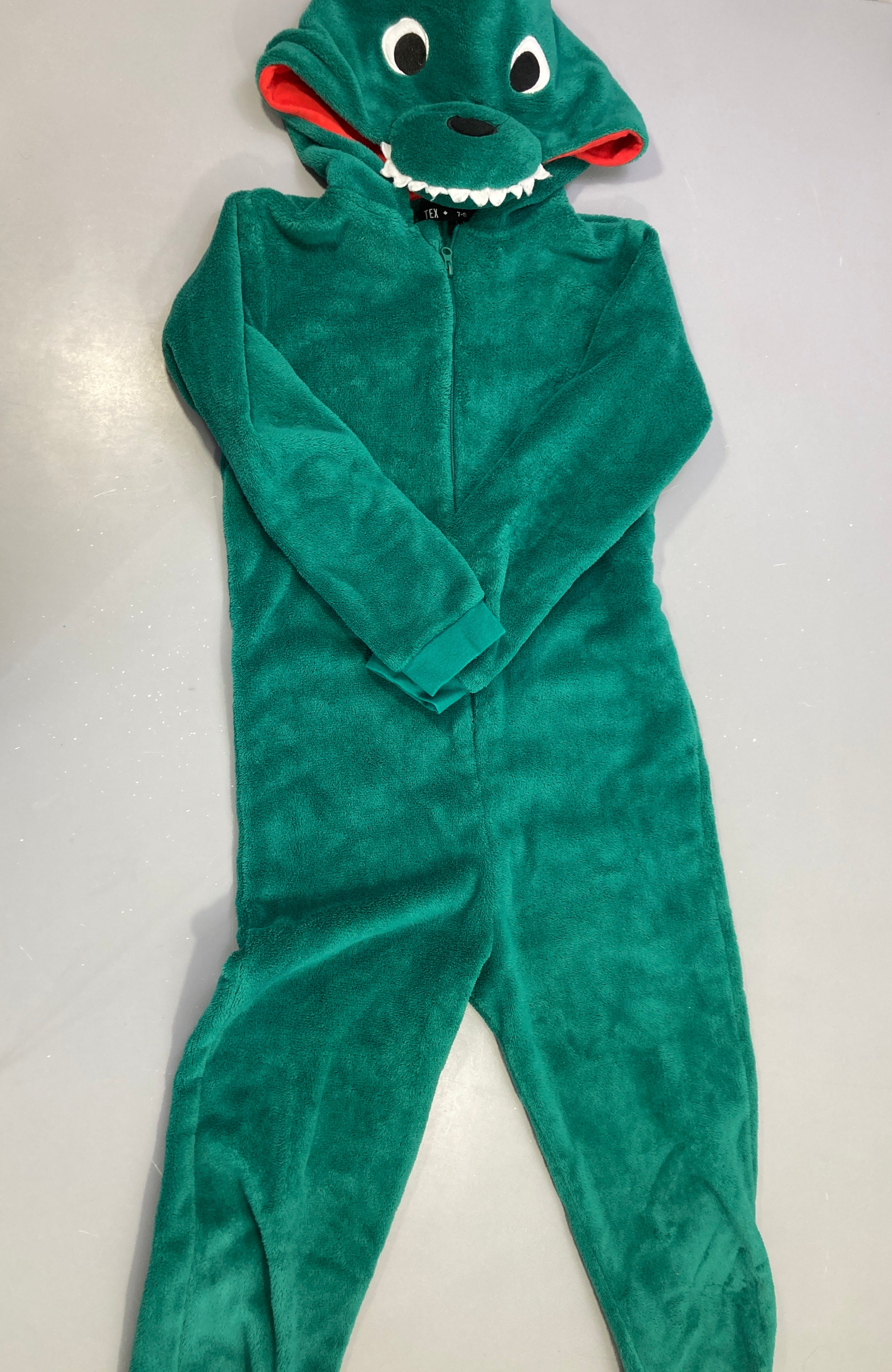 Surpyjamas velours vert crocro