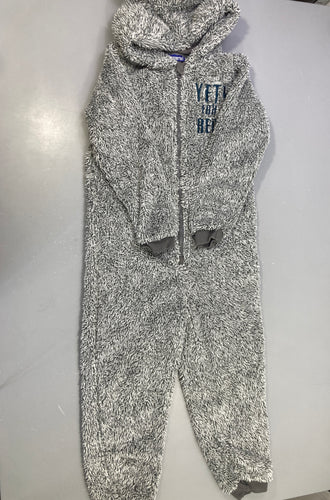 Surpyjama velours gris âne, moins cher chez Petit Kiwi