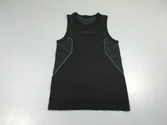 Débardeur de sport noir Tarmak, moins cher chez Petit Kiwi