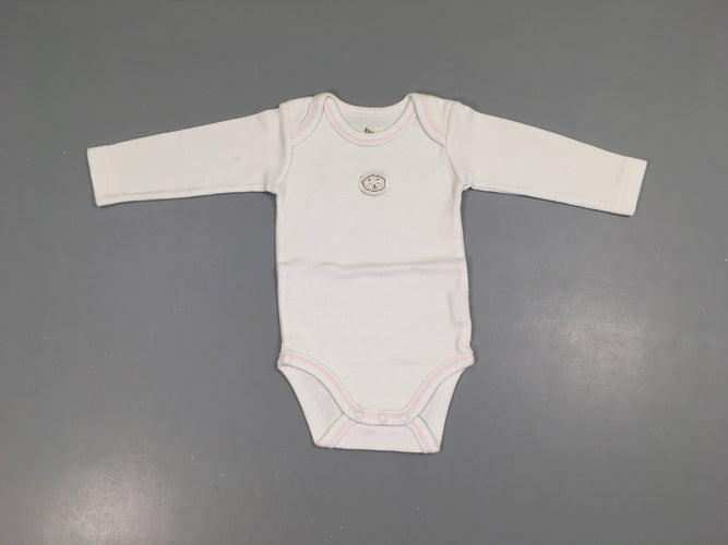 Body m.l blanc, moins cher chez Petit Kiwi