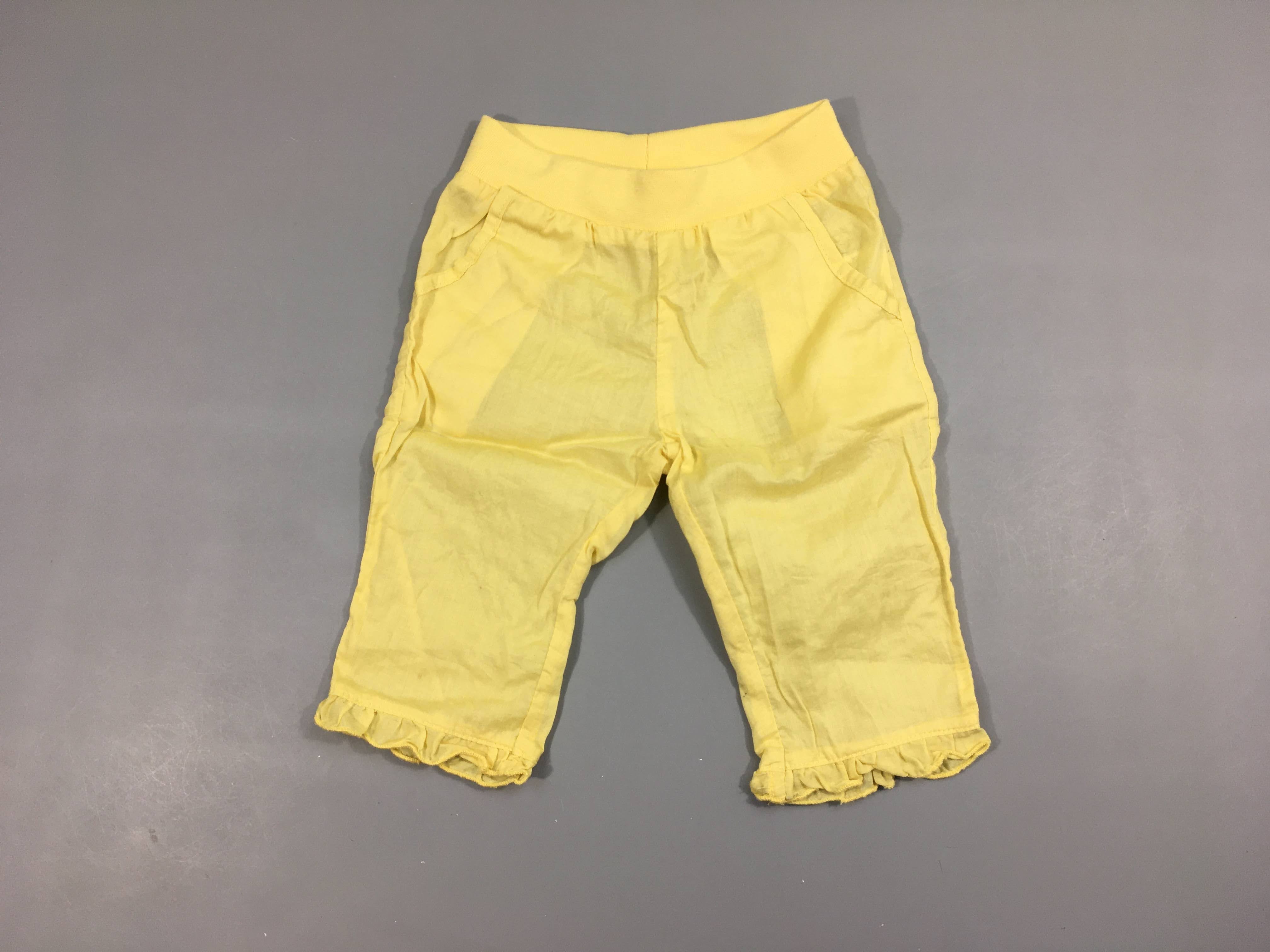 Pantalon léger jaune
