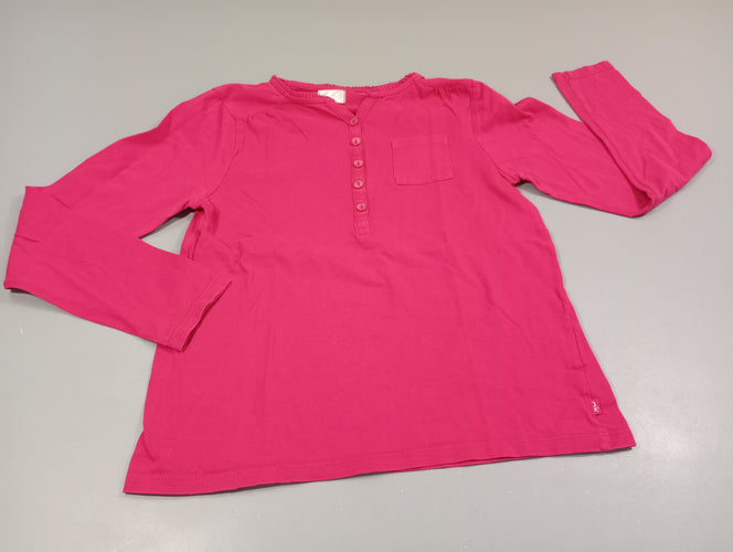 T-shirt m.l rose, boutons et petite poche. Petite tache à  la manche., moins cher chez Petit Kiwi