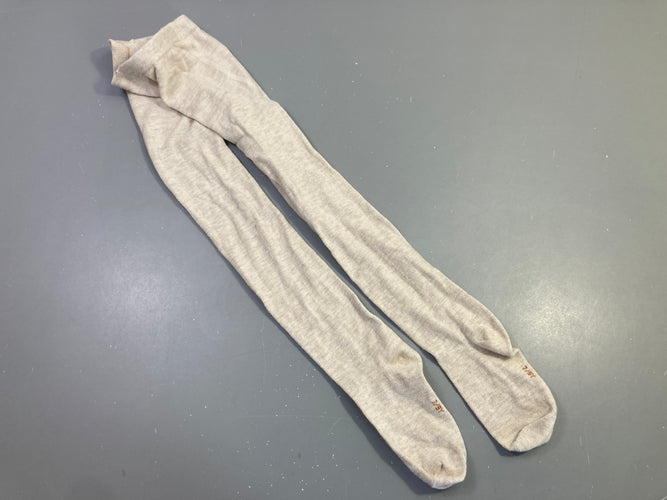 Collants beige chiné, moins cher chez Petit Kiwi