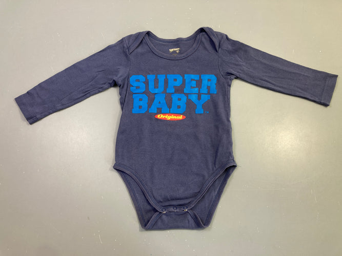 Body m.l bleu marine Super Baby Original, moins cher chez Petit Kiwi