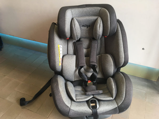 Siège auto ONE Migo 360° Isofix groupe 0+/1/2/3 de 0-36kg (Dos route avec harnais de 0 à 18kg) A rafraîchir bas côté, moins cher chez Petit Kiwi