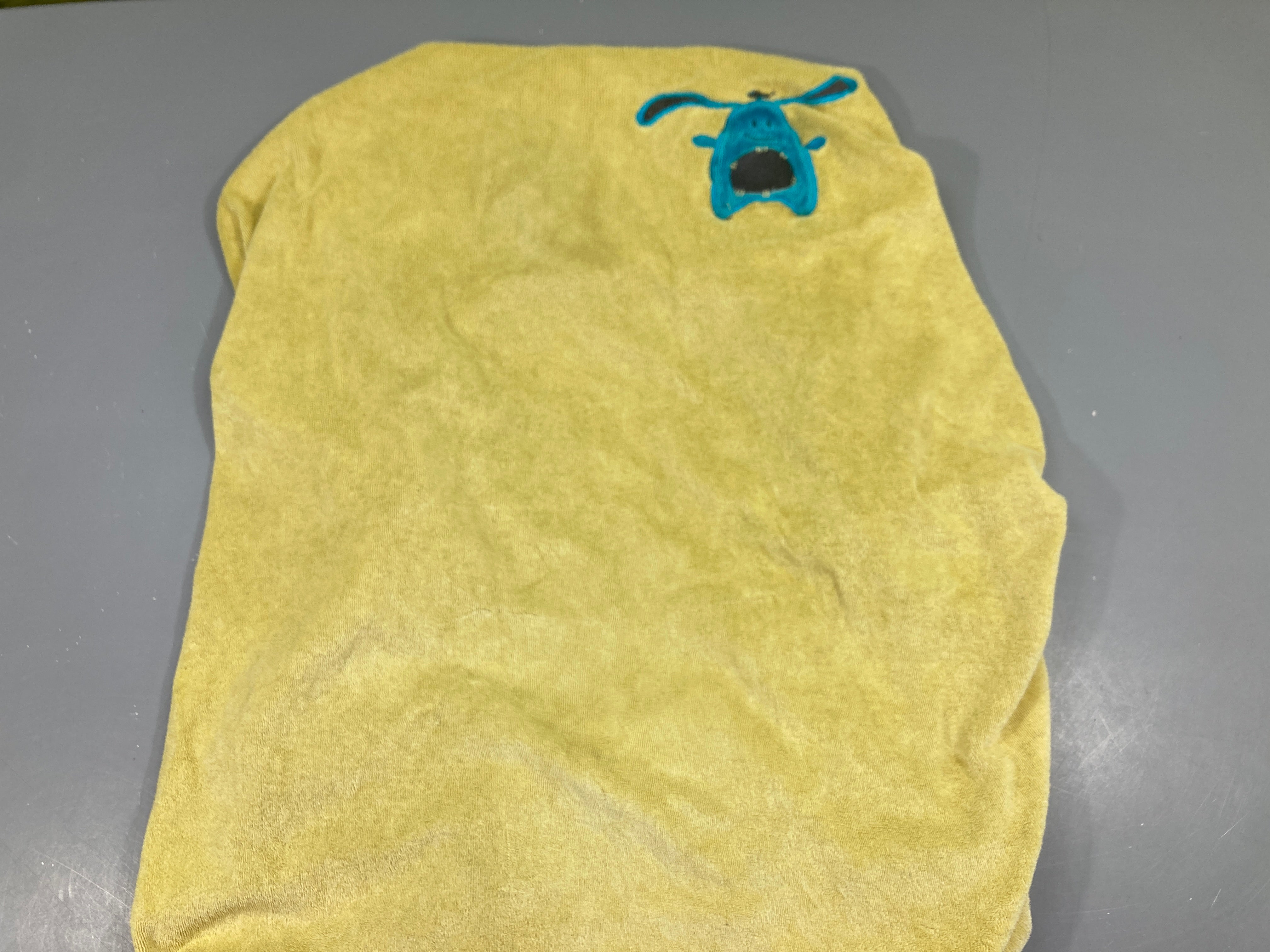 Housse éponge anis lapin pour matelas à langer