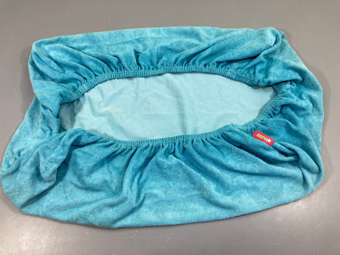 Housse éponge bleu pour matelas à langer, Kiwizz, moins cher chez Petit Kiwi