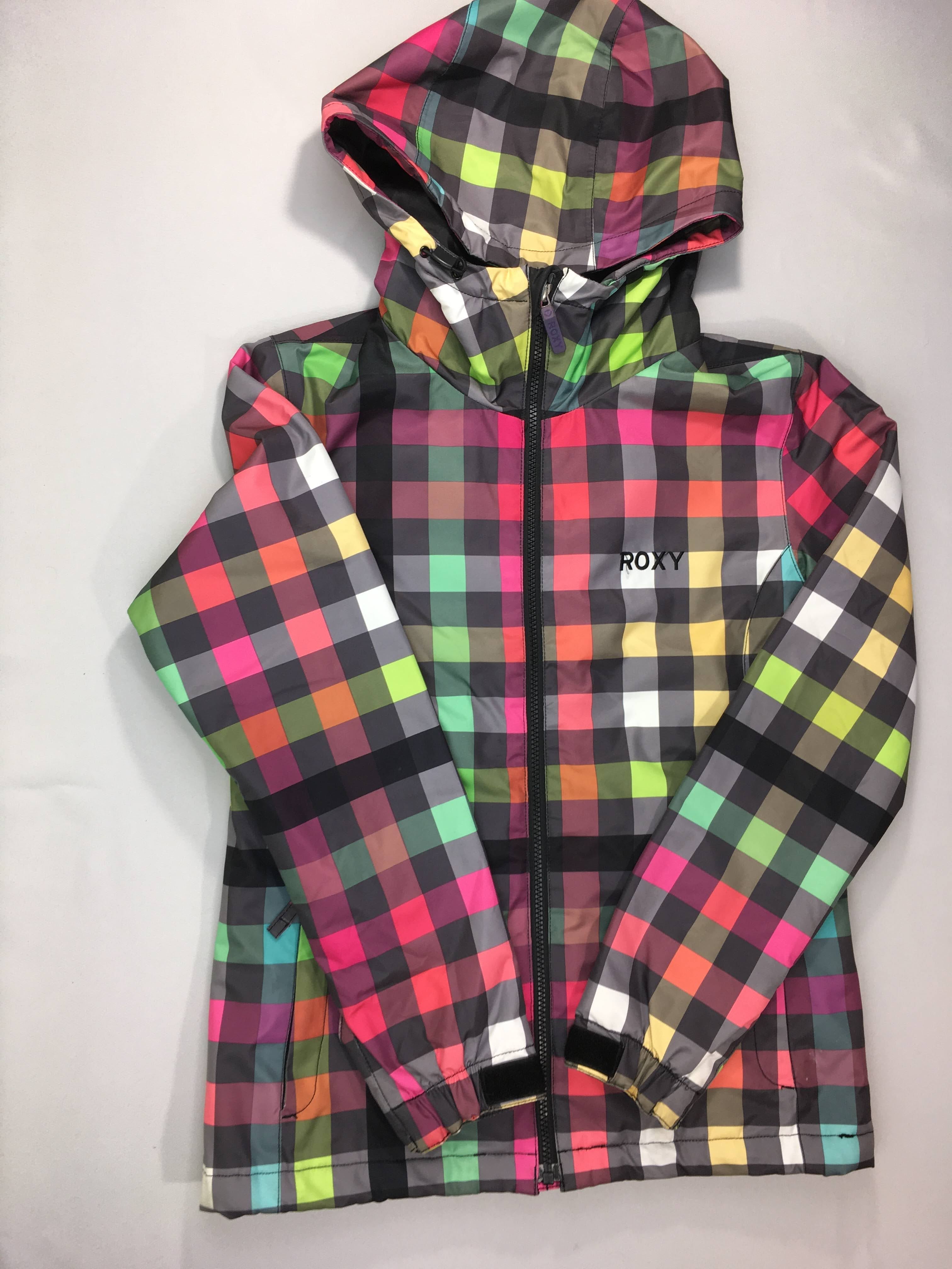 Veste snowboard à carreaux couleur 5K Roxy