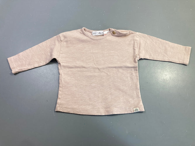T-shirt m.l rose pâle chiné, moins cher chez Petit Kiwi