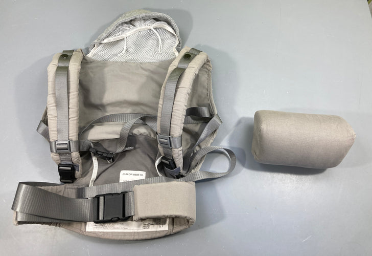 Porte-bébé Hoodie Carrier LOVE RADIUS by JE PORTE MON BEBE - gris athletic- jusque 3 ans, moins cher chez Petit Kiwi
