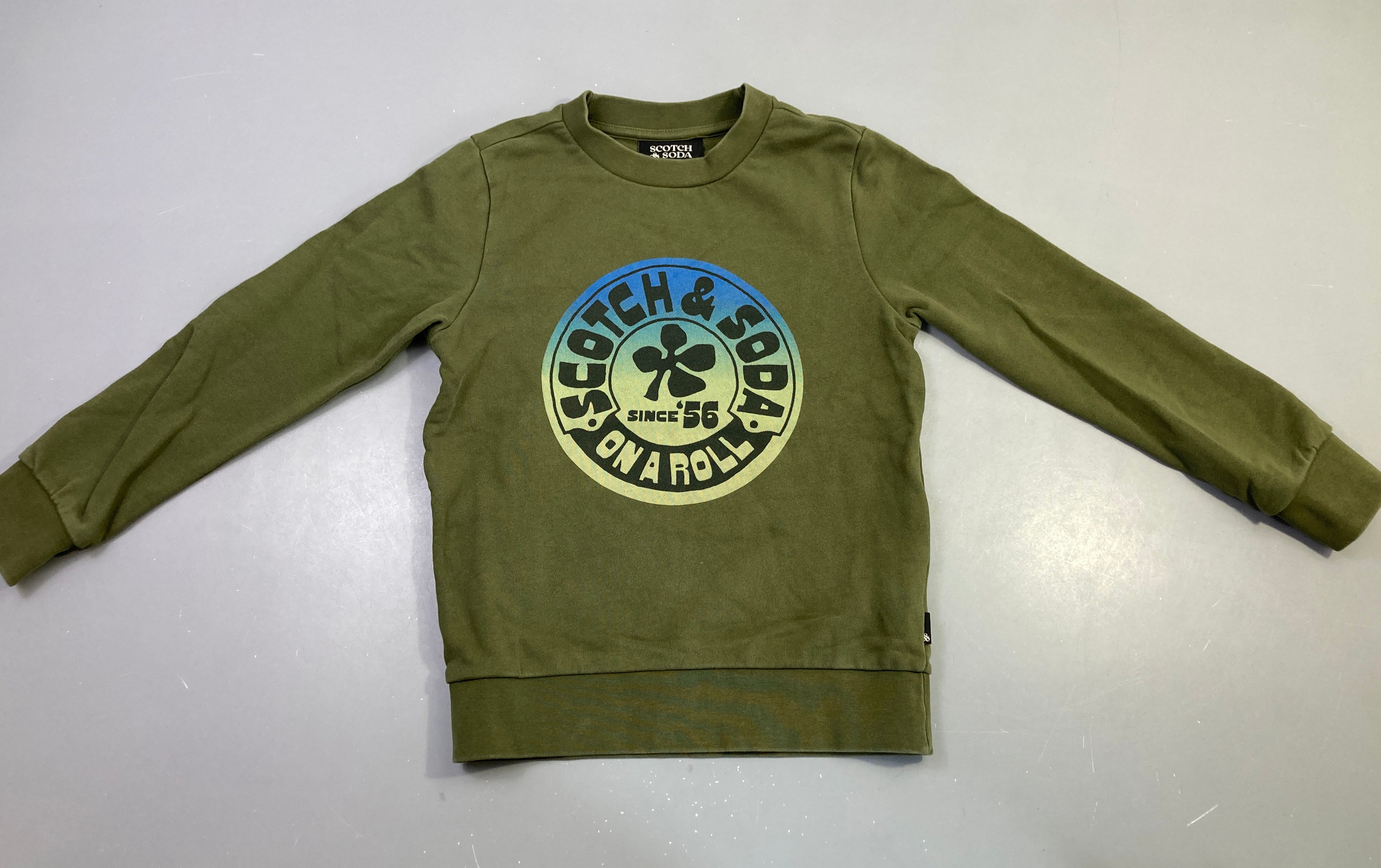 Sweat kaki logo scotch&soda