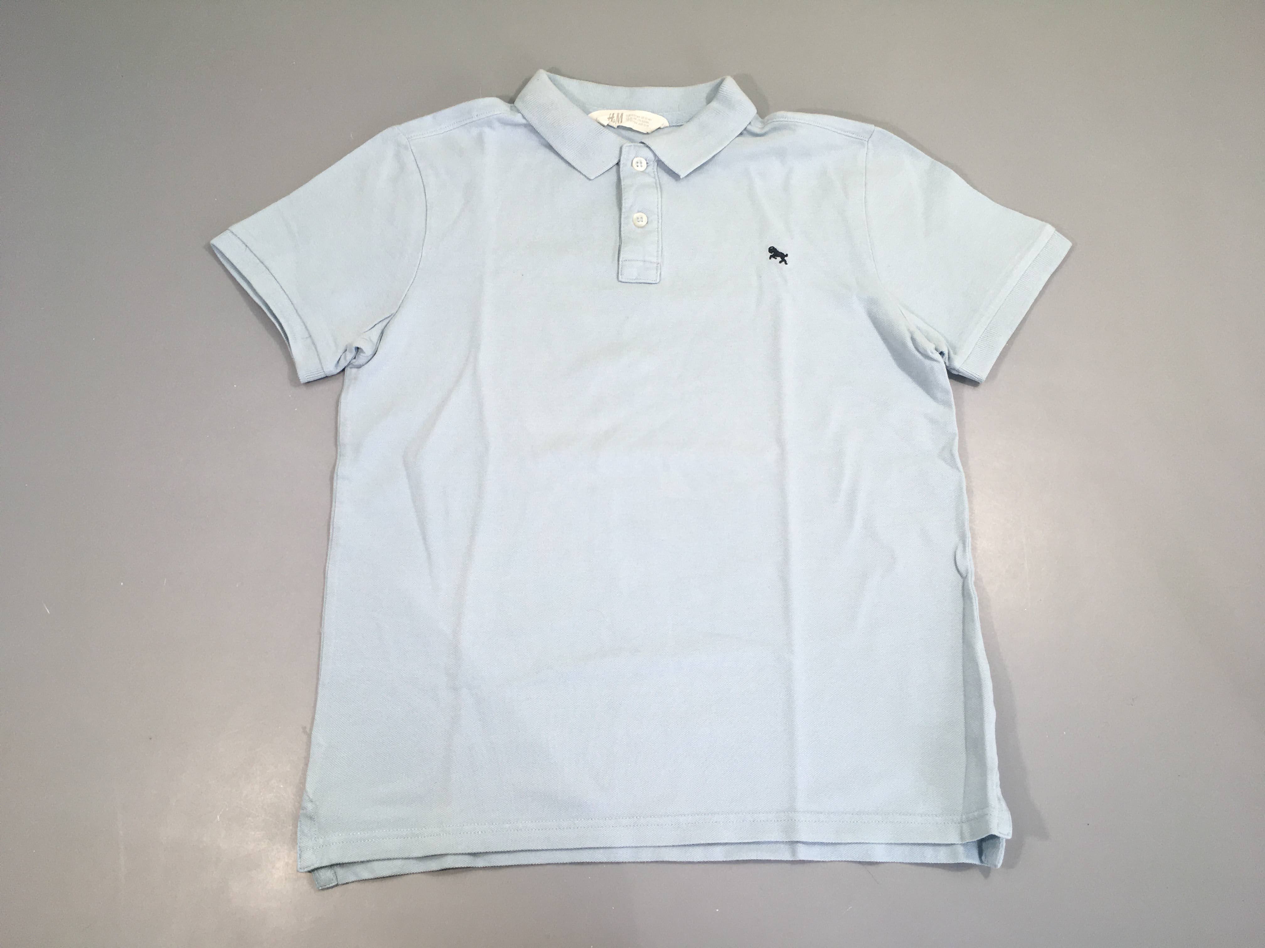 Polo m.c bleu clair