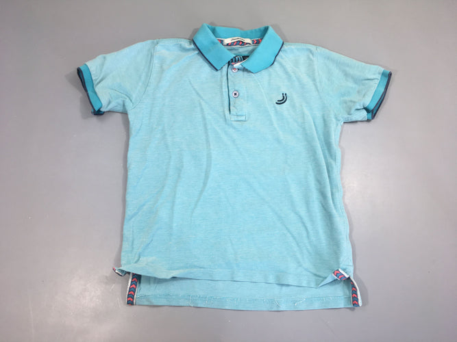 Polo m.c turquoise jj, moins cher chez Petit Kiwi