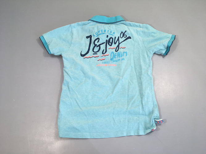 Polo m.c turquoise jj, moins cher chez Petit Kiwi