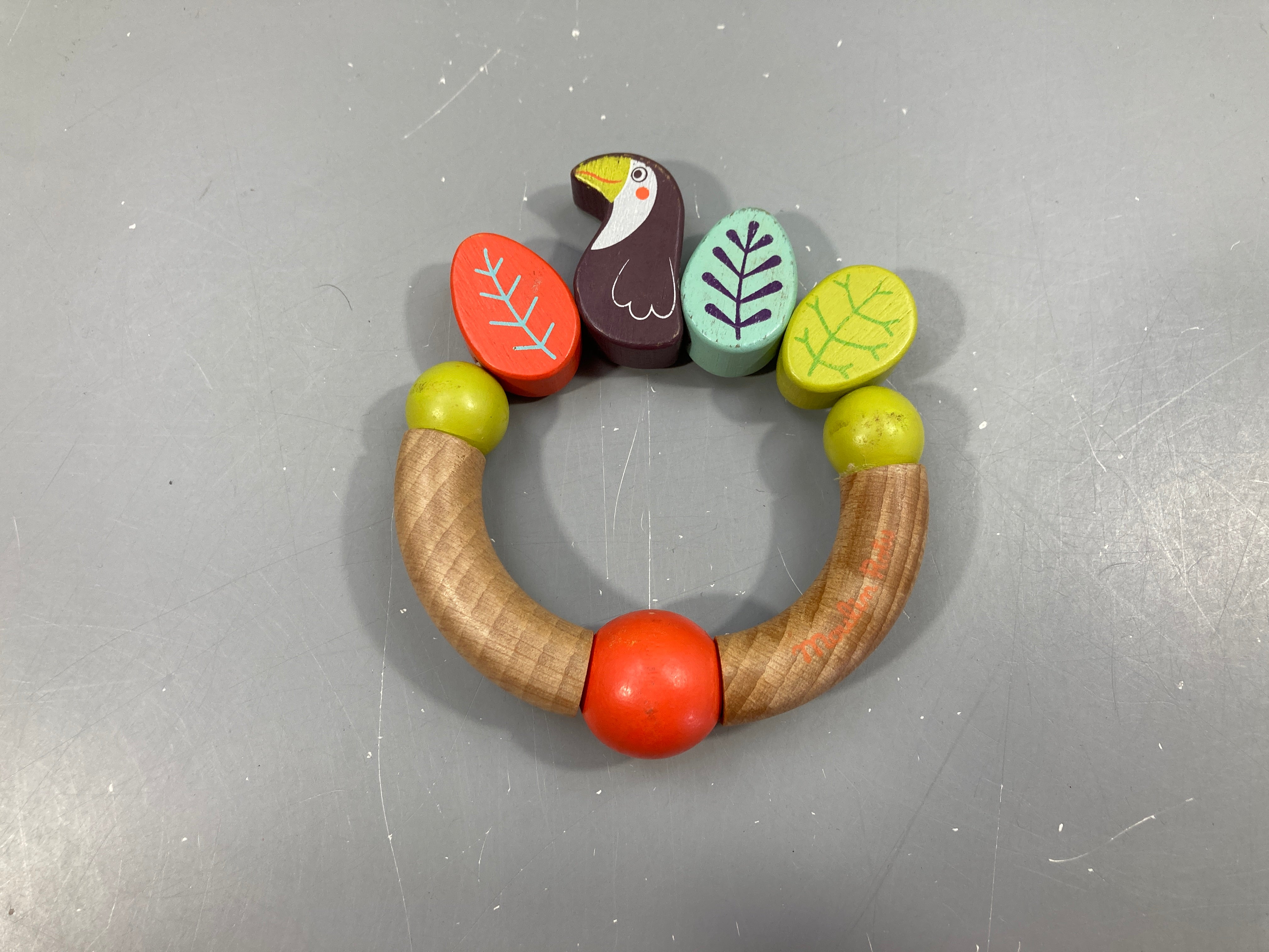 Hochet bois Pakou - Dans La Jungle