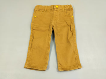 Pantalon jaune moutarde