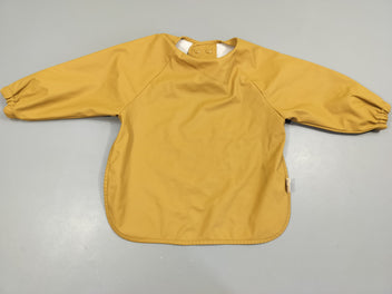 Tablier bavoir ml jaune moutarde. Plastifier