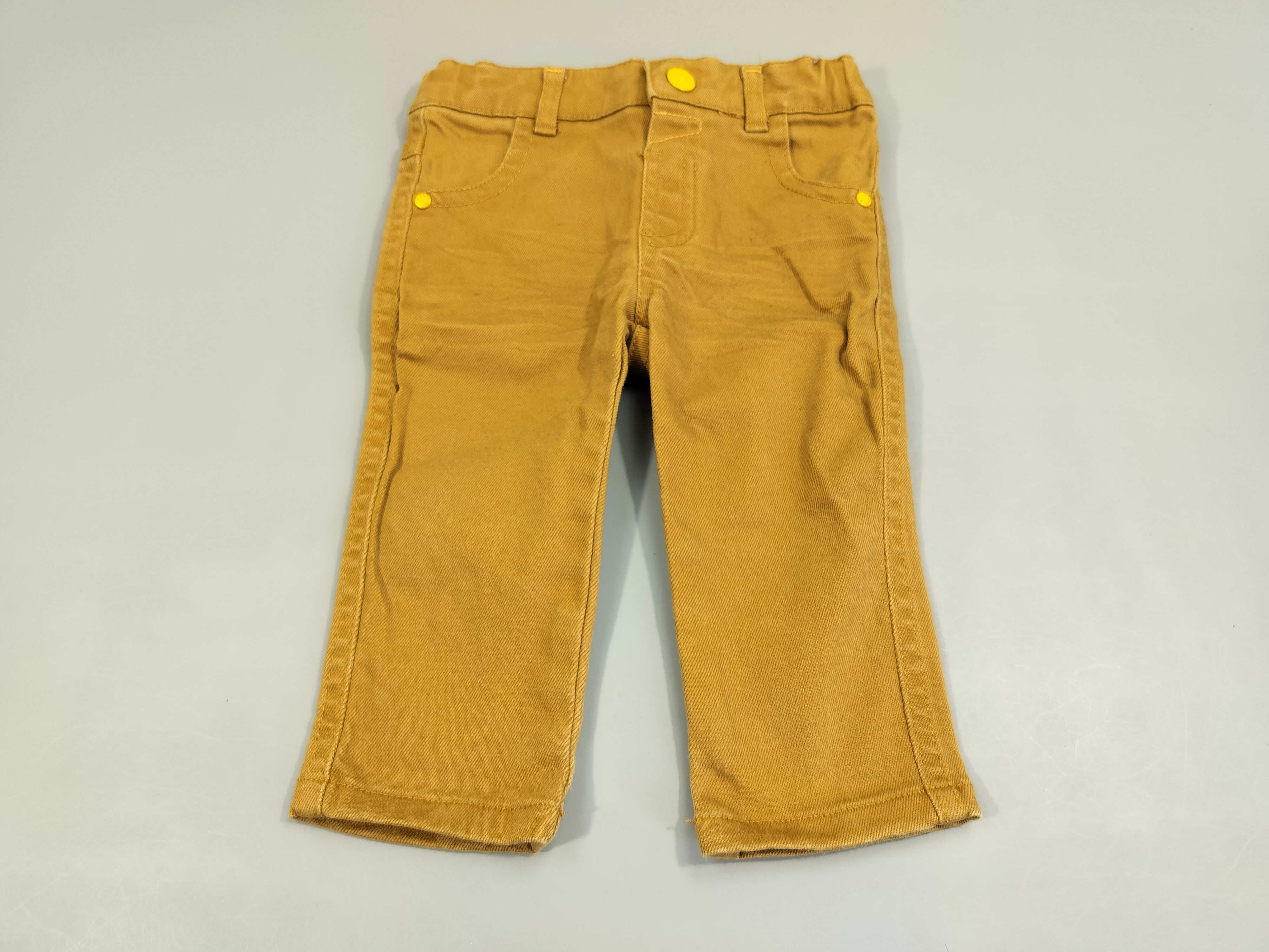 Pantalon jaune moutarde