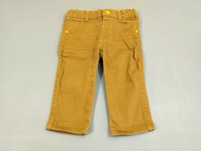 Pantalon jaune moutarde, moins cher chez Petit Kiwi