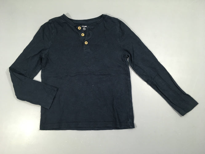 T-shirt m.l bleu foncé boutons, moins cher chez Petit Kiwi