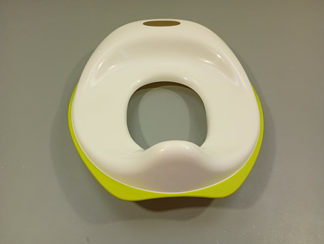 Réducteur toilette vert  et blanc, moins cher chez Petit Kiwi