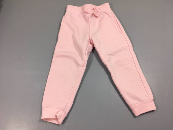 Pantalon jogging rose pâle, moins cher chez Petit Kiwi