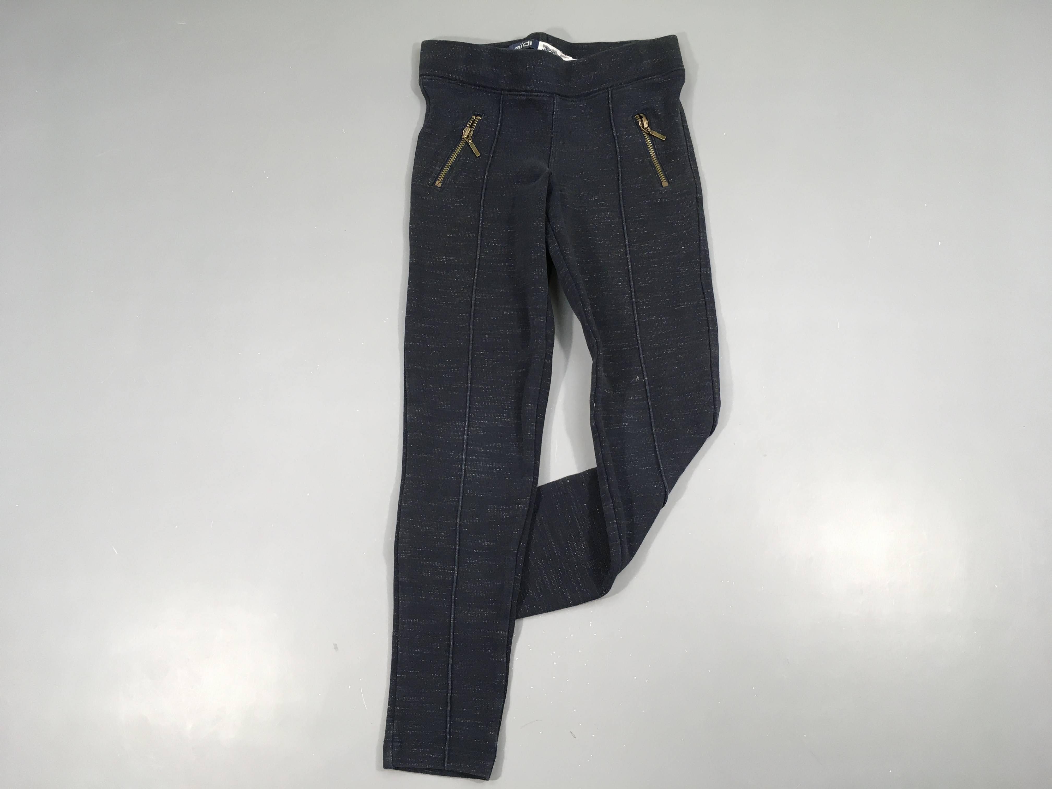 Jegging bleu marine chiné