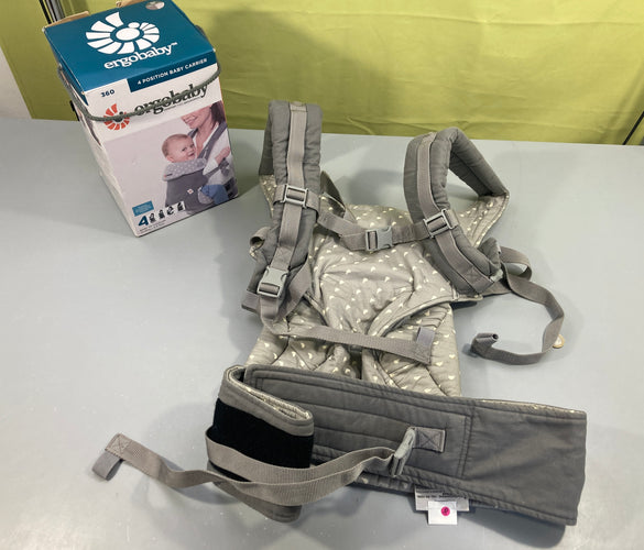 Ergobaby-Porte bébé ergonomique 360° 4 positions gris-Auréoles à relaver., moins cher chez Petit Kiwi