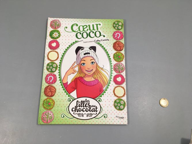 Coeur coco, le filles au chocolat, moins cher chez Petit Kiwi