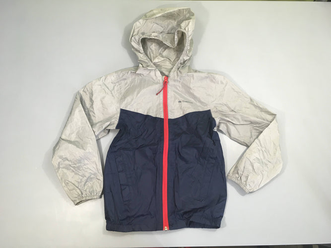 K-way gris-bleu Quechua, moins cher chez Petit Kiwi