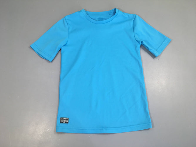 T-shirt m.c anti-uv bleu Olaian, moins cher chez Petit Kiwi