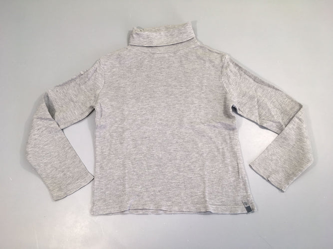 T-shirt m.l col roulé gris chiné, moins cher chez Petit Kiwi