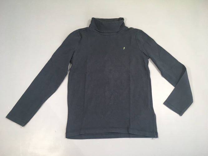 T-shirt m.l col roulé bleu foncé éclair, moins cher chez Petit Kiwi
