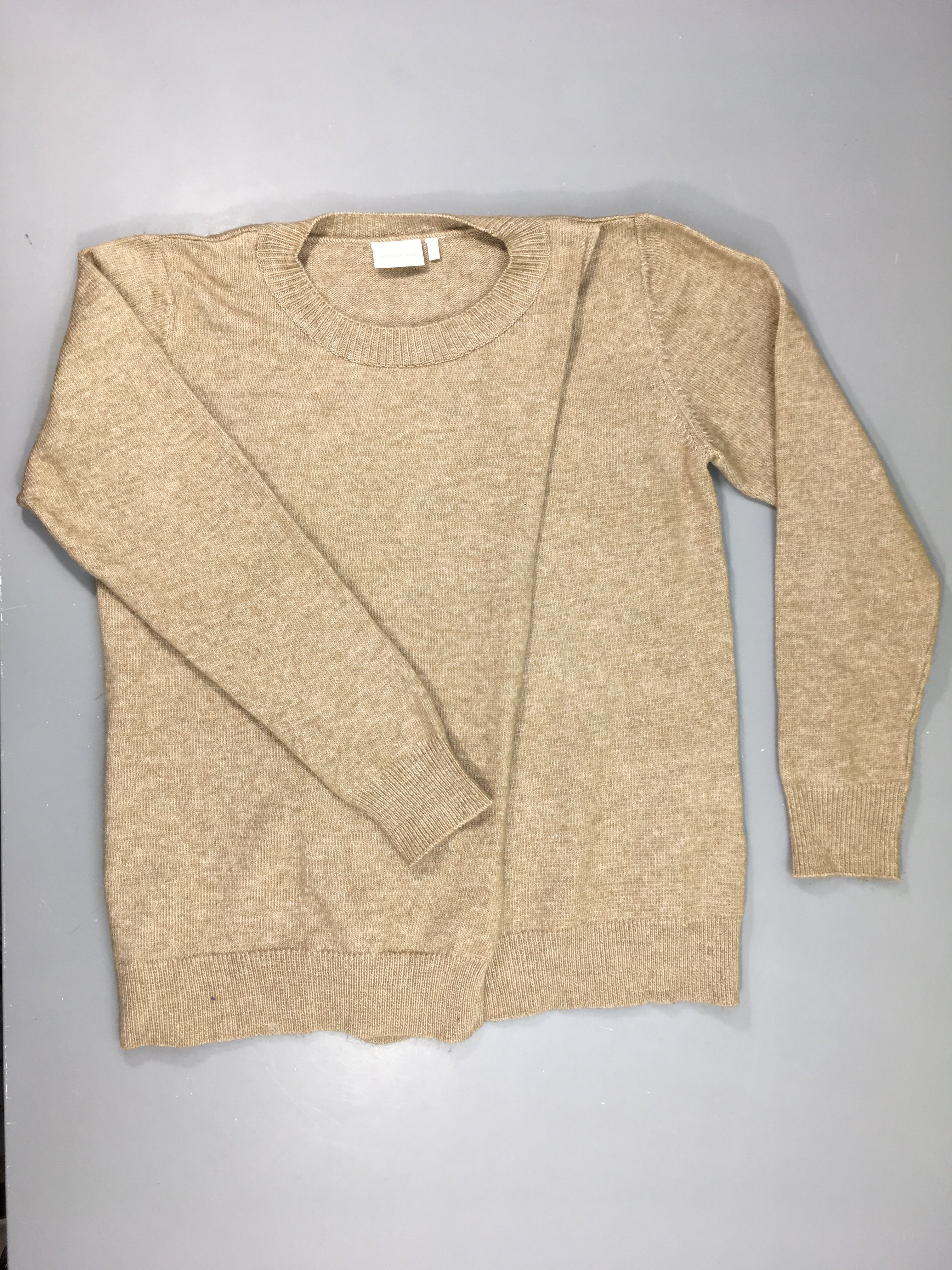 Pull de grossesse beige