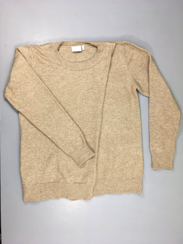 Pull de grossesse beige, moins cher chez Petit Kiwi