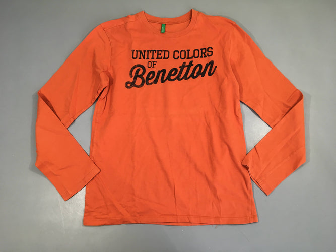 T-shirt m.l orange Benetton, moins cher chez Petit Kiwi