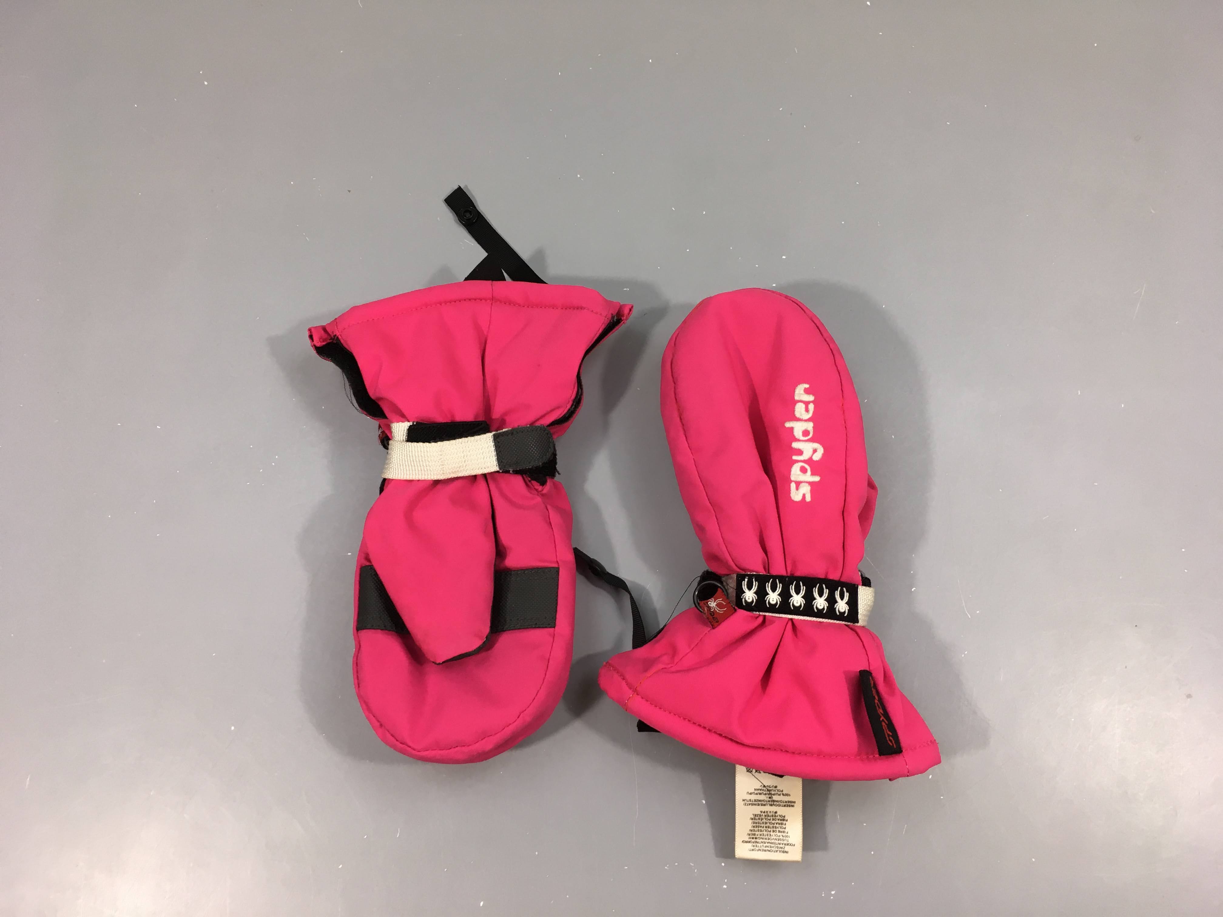 Moufles de ski rose Spyder, M