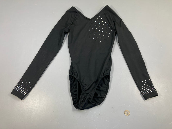 Maillot de gym/danse noir Domyos, moins cher chez Petit Kiwi