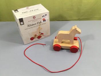 Etat neuf, girafe en bois à tirer, Selecta