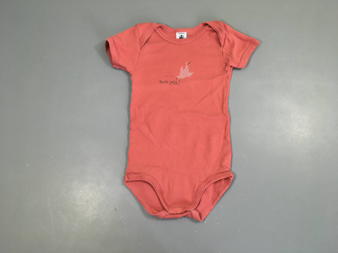 Body m.c rose oiseau, moins cher chez Petit Kiwi
