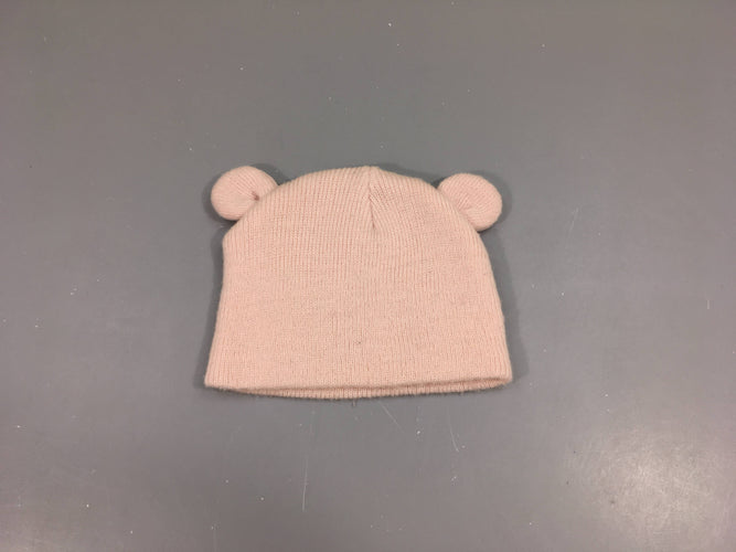 Bonnet rose oreilles, moins cher chez Petit Kiwi