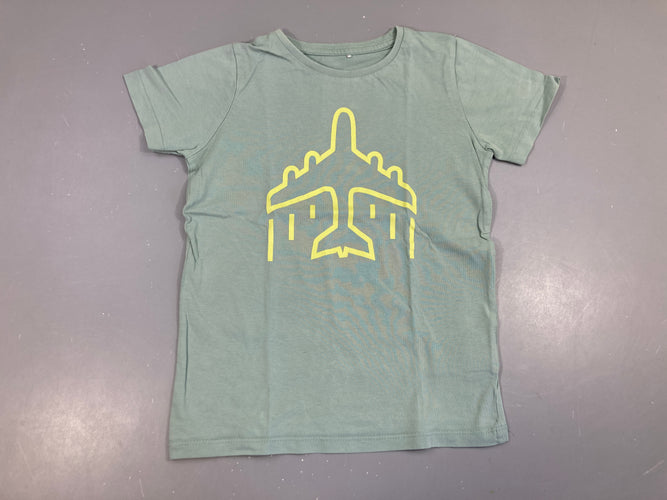 T-shirt m.c bleu avion, moins cher chez Petit Kiwi